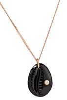 Thumbnail for your product : Pascale Monvoisin Cauri N°2 9-karat Rose Gold, Onyx And Diamond Necklace