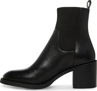 Steve Madden Admire Black Leather - ShopStyle Boots