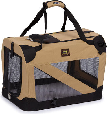 Pet Life Folding Zippered 360° Vista View House Pet Crate