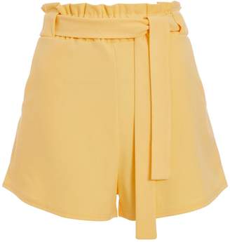 Quiz Yellow Paperbag Shorts