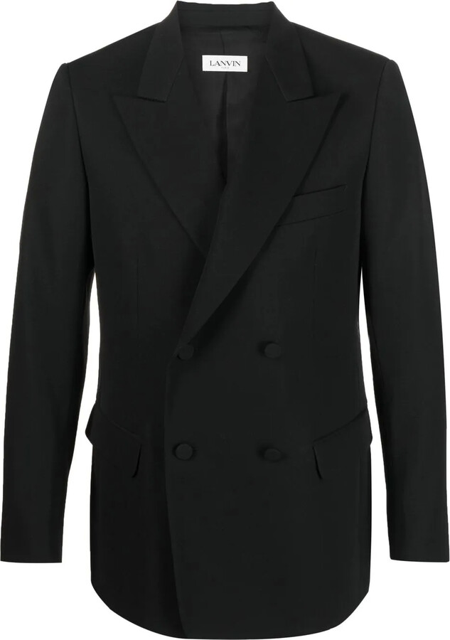 Lanvin Double-Breasted Wool Blazer