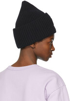 Thumbnail for your product : Acne Studios Black Wool Patch Beanie