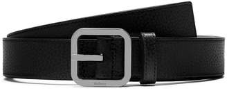 Mulberry 30mm Square Buckle Black Natural Grain Leather