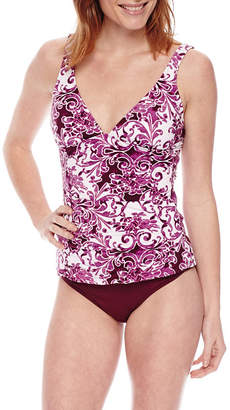 Liz Claiborne Pattern Tankini Swimsuit Top