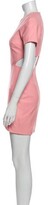 Thumbnail for your product : Elizabeth and James Crew Neck Mini Dress Pink