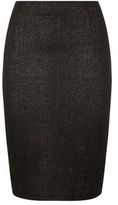 Thumbnail for your product : New Look Lost Society Black Foil Pencil Skirt