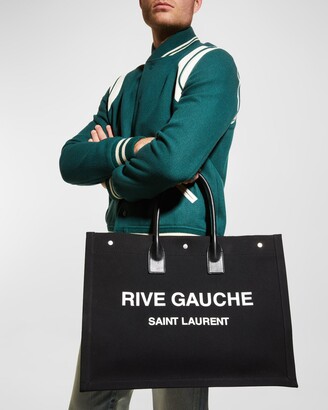 Saint Laurent Men's Rive Gauche North/South Tote Bag