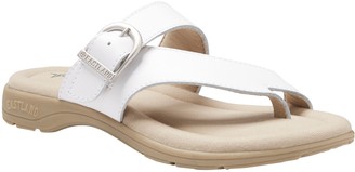 mens white leather thong sandals