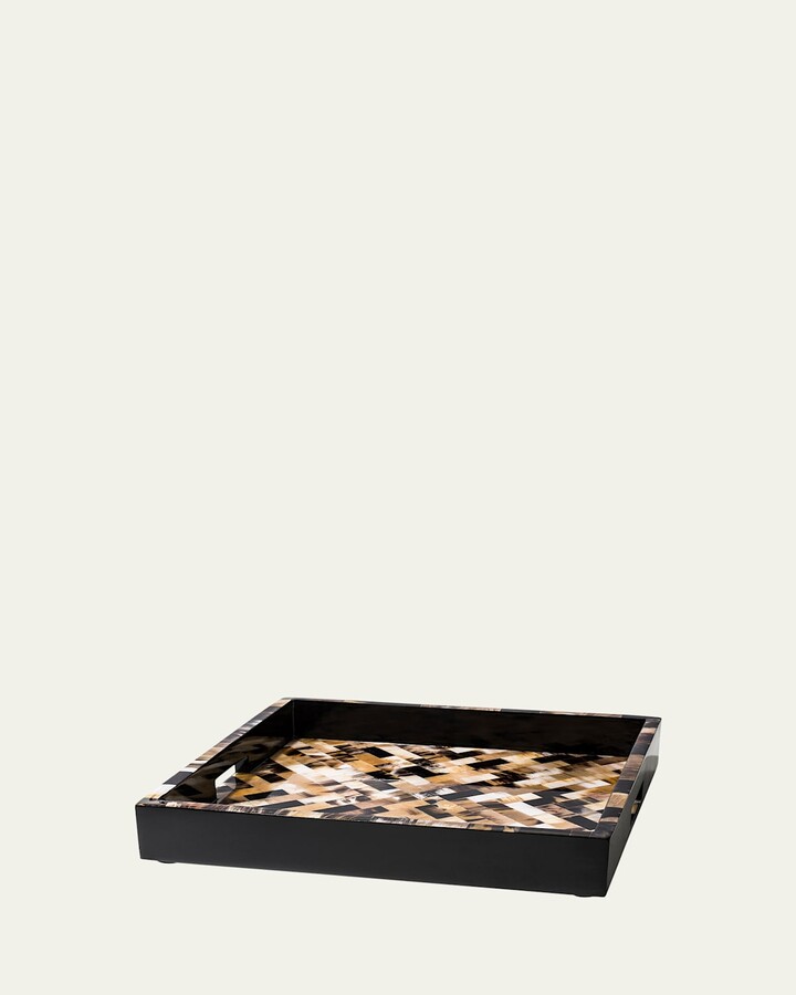Ladorada 16" Horn Domino Square Tray