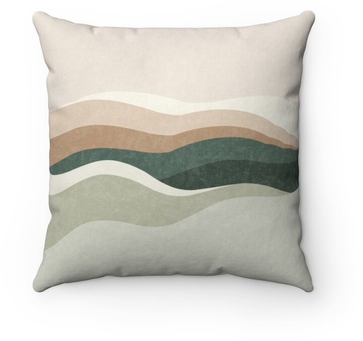 Etsy Boho Pillow Cover, Abstract Sage Forest Green Beige Cream Landscape  Minimalist Watercolor Decorative Accent Couch Pillowcase - ShopStyle Indoor  Cushions