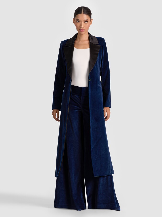 Alice + Olivia Theo Velvet Coat
