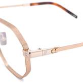 Thumbnail for your product : Hublot Eyewear round frame glasses