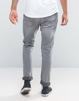 Thumbnail for your product : Hollister Skinny Stretch Jeans Grey Wash In Grey