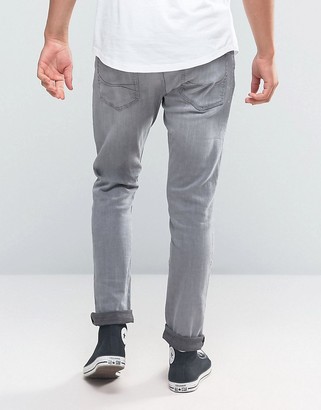 Hollister Skinny Stretch Jeans Grey Wash In Grey