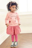 Thumbnail for your product : Next Pink Embellished Crew Neck Sweat (3mths-6yrs)