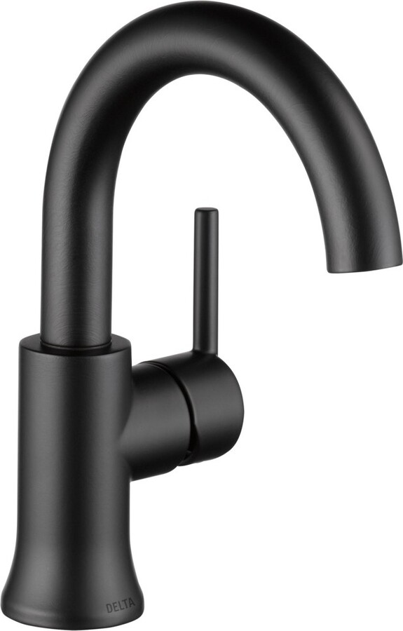 Delta Faucet Delta Faucets Trinsic Single Handle Bathroom Faucet in