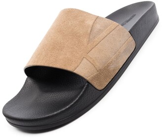 【Frescobol Carioca】 Humbertoレザースライド Humberto leather slides in black - Frescobol Carioca | Mytheresa