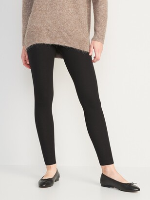 Old Navy High Waisted Rib-Knit Leggings for Women - ShopStyle