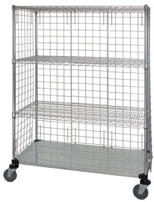 Omega 5 Tier 3 Sided Wire and Solid Shelf Truck