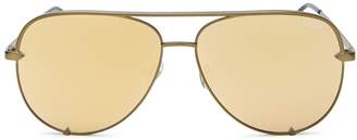 Quay Women's High Key Mirrored Aviator Sunglasses, 56mm