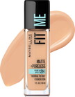 Maybelline Fit Me Matte + Poreless Liquid Foundation Makeup, 130 Buff Beige, 1 fl oz