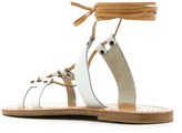 Thumbnail for your product : Solange Multi-Strap Ankle Tie Sandals