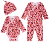 Thumbnail for your product : Juicy Couture Outlet - BABY KNIT MARINA FLORAL 3PC FOOTIE SET