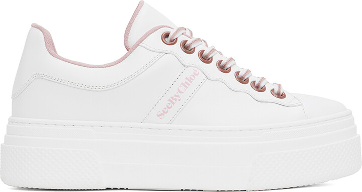 See by Chloe White Essie Sneakers
