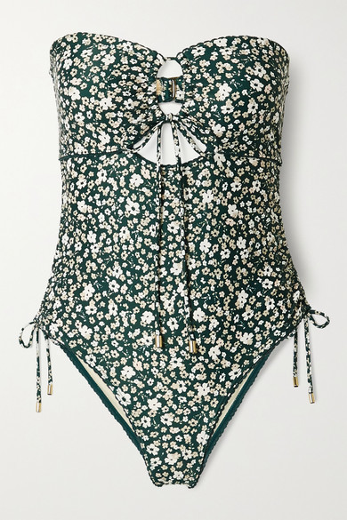 peony ruched one piece