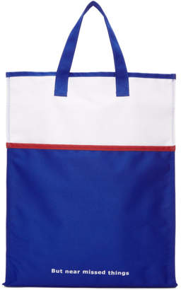 ADER error Blue and White Twin Tote