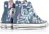 Thumbnail for your product : Converse Limited Edition Chuck Taylor All Star High Vintage Denim Flowers Sneakers