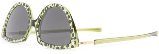 Mykita Leopard Cat-Eye Sunglasses