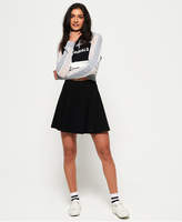 Thumbnail for your product : Superdry Sophia Textured Skater Skirt