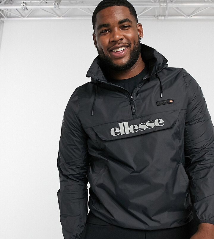 ellesse overhead jacket in silver