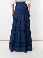 Thumbnail for your product : Martha Medeiros Yana lace maxi skirt