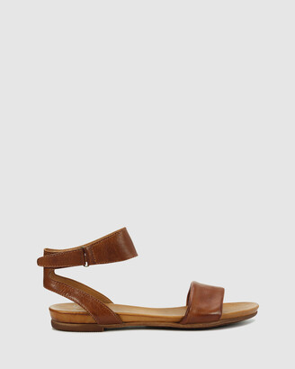EOS Women's Brown Flat Sandals - Lauren - Size One Size, 37 at The Iconic -  ShopStyle