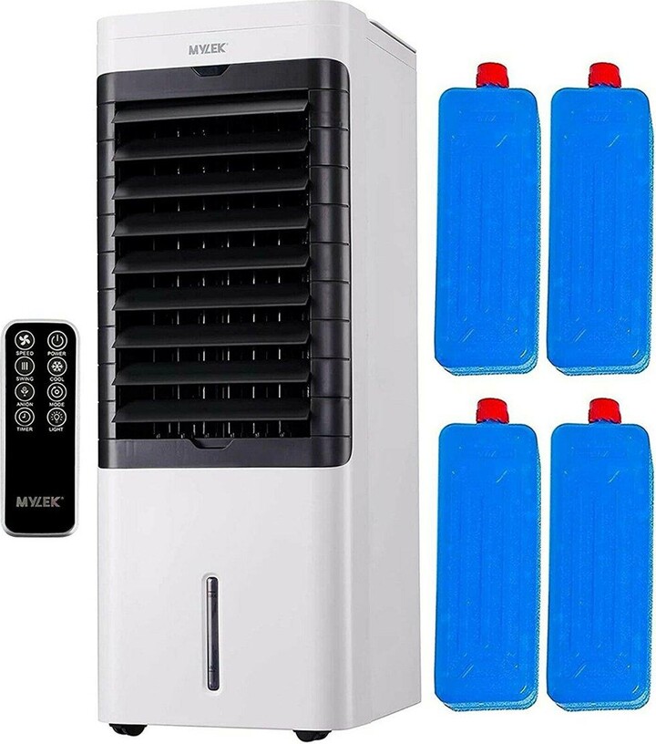 MYLEK Portable Air Cooler Mobile Evaporative Cooling Fan Humidifier 6L