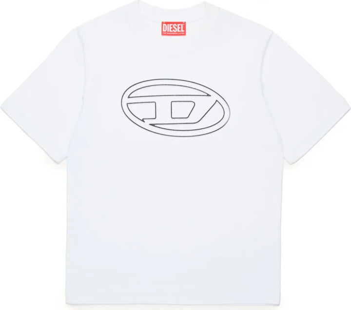 Diesel Kids logo-print cotton T-shirt