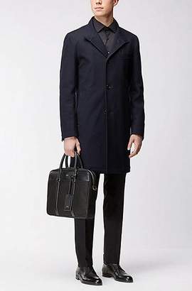HUGO BOSS Document case in nylon and structured leather