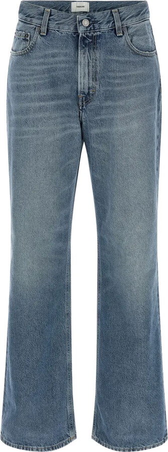 Haikure Korea Nordic blue five-pockets jeans