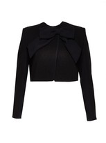 Thumbnail for your product : Alice + Olivia Crop Jacket With Bow