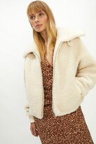 Thumbnail for your product : Coast Cropped Borg Teddy Coat