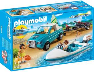 Playmobil Surfer Pickup With Speedboat 6864