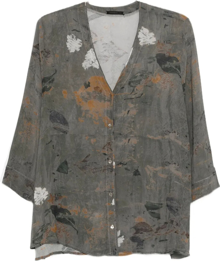 Transit Floral-Print Button Shirt