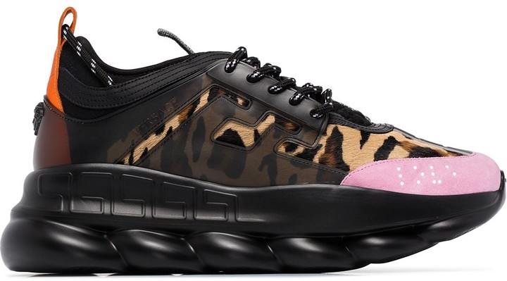 versace leopard print sneakers