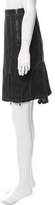 Thumbnail for your product : Zac Posen Zip-Accented Denim Skirt