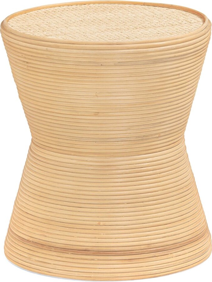 TOV Furniture Henri Rattan Side Table