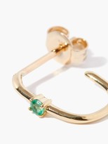 Thumbnail for your product : Otiumberg Emerald & 9kt Recycled-gold Single Earring - Green Gold