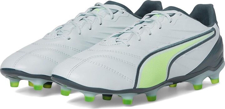 PUMA King Pro Firm, Artificial Ground Soccer Cleats Women's Soccer Shoes Frosted Dew-Fizzy Apple-Gray Skies : 5.5 B - Medium, Synthetic