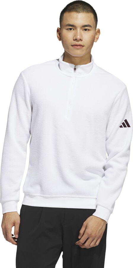 adidas Men's Ultimate365 Terry Cloth Quarter-Zip Pullover